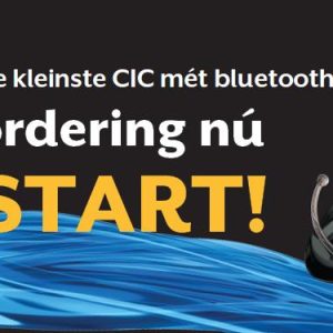 De unieke nieuwe CIC met bluetooth